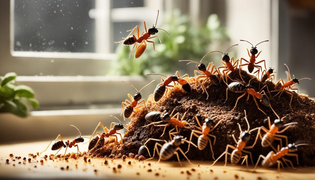 Ants and cockroaches