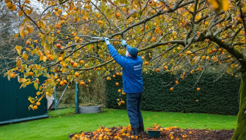 How to stop ants climbing fruit trees 