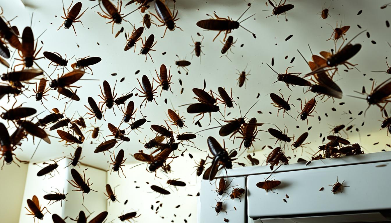 flying cockroaches